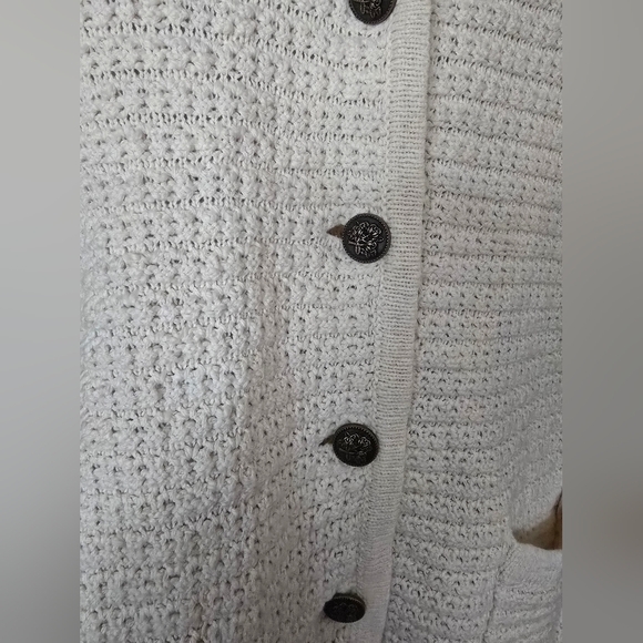Lucky Brand Cream Women's Cardigan Sweater - Picture 2 of 7